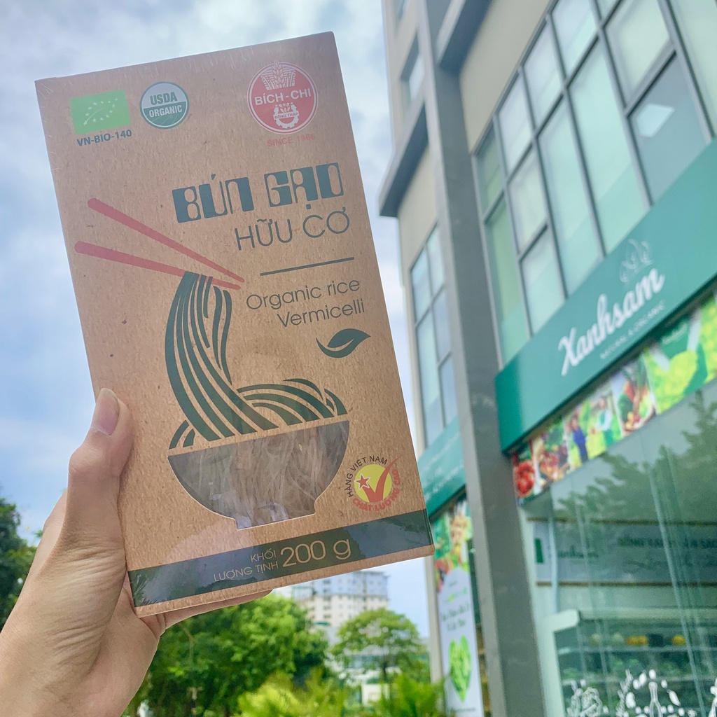 Bún Gạo/Phở Gạo Trắng/Lứt Hữu Cơ Bích Chi- Xanhsam Organic