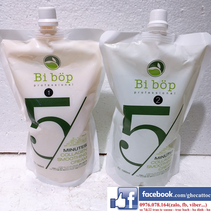 CẶP ÉP UỐN NÓNG COLALGEN BIBOP 1000ML x 2