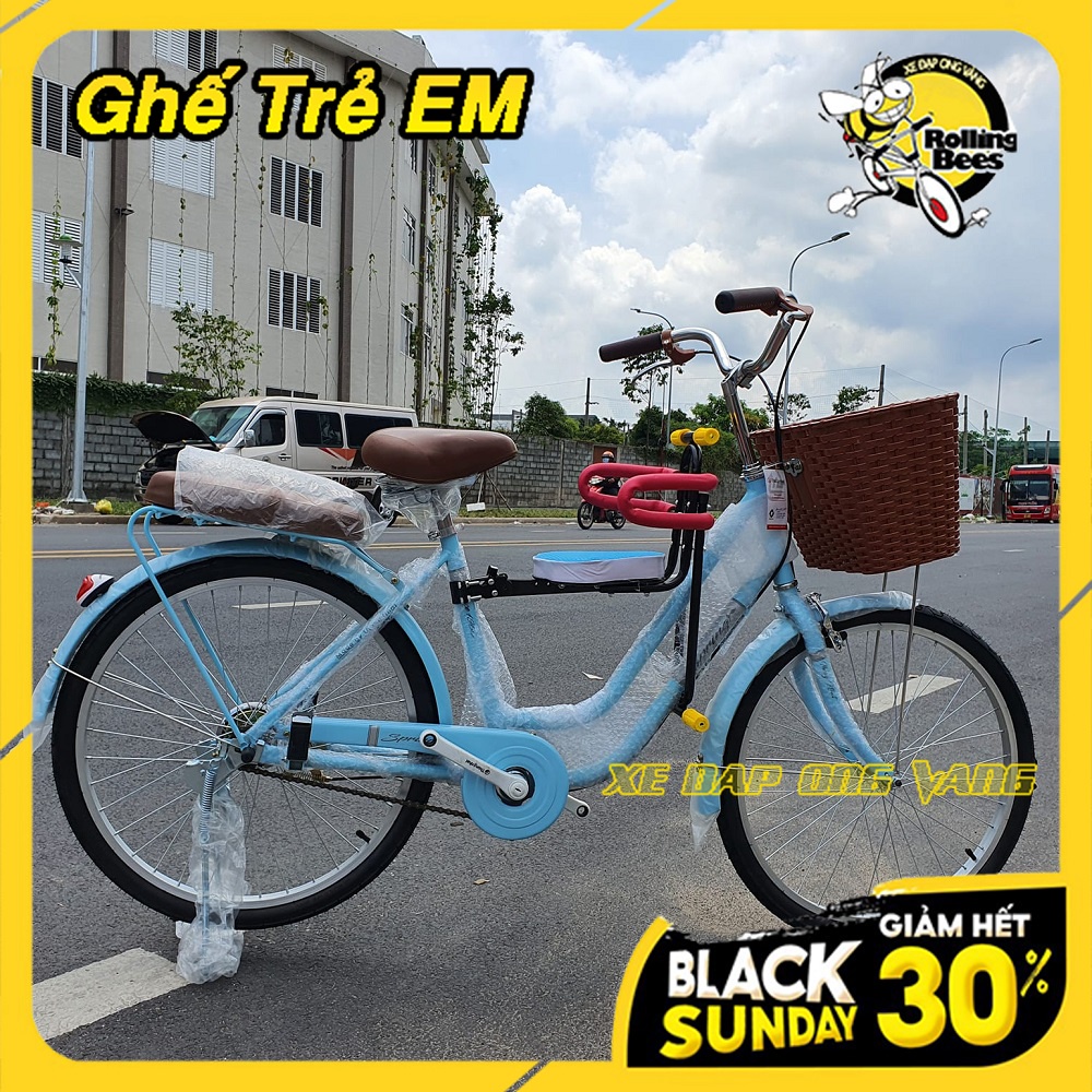 Ghế Ngồi Trước Xe Đạp cho Bé chắc chắn, thẩm mĩ, bền đẹp