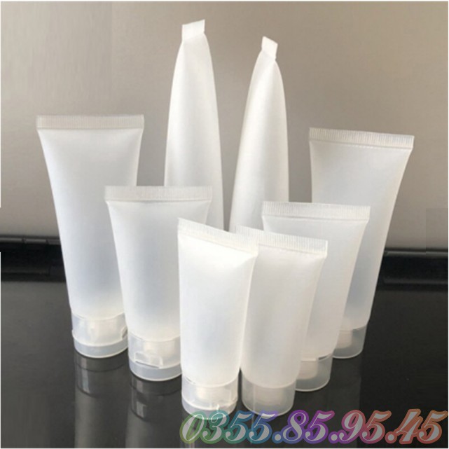 Tuýp nhựa 5ml / 10ml / 20ml / 30ml / 50ml / 100ml chiết mỹ phẩm - Lọ đựng / chiết kem du lịch