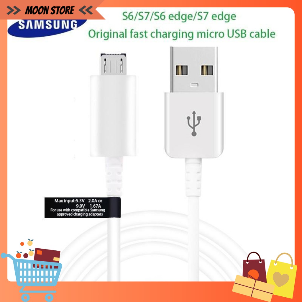 Dây Sạc Micro USB Chính Hãng Samsung (Bảo Hành 12 Tháng)