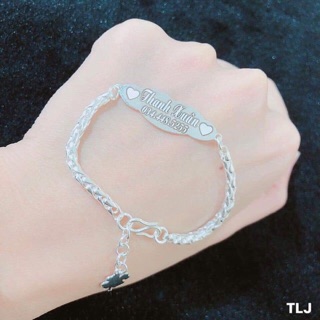 Lắc tay bạc ta cho bé( kèm khắc tên miễn phí)