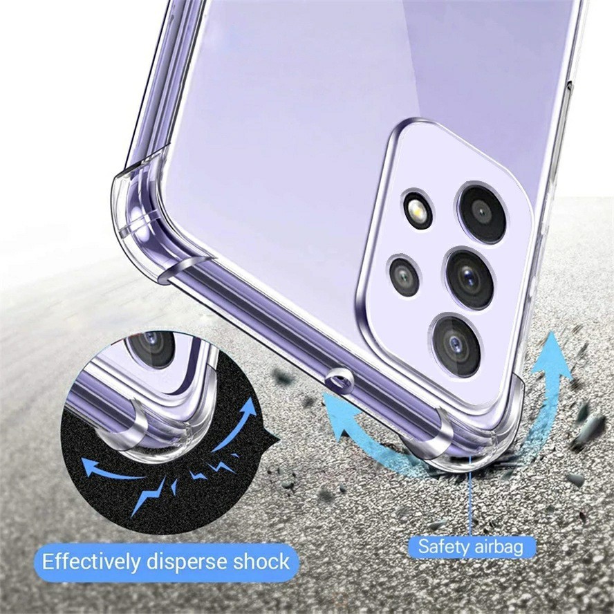 Ốp lưng Samsung A72 / A72 5G dẻo trong lồi 4 góc chống sốc cao cấp lâu ố vàng