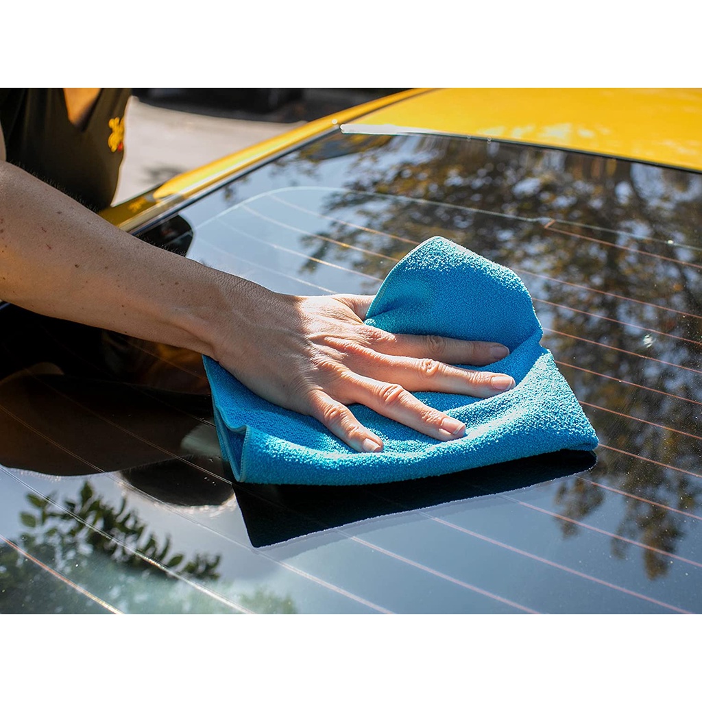 Meguiar's Khăn lau kính xe hơi (màu xanh) - Perfect Clarity Glass Towels, Blue - 1 Pack, X210300