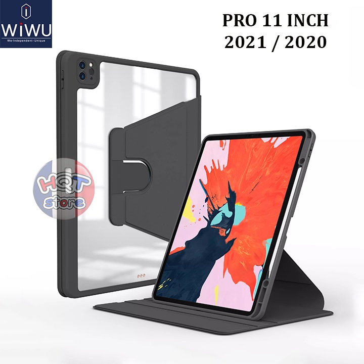 Bao da chống sốc WiWU Waltz Rotative Case cho i.(Pad) Pro 11 inch 2021 / 2020