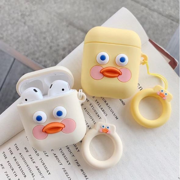 Vỏ bọc tai nghe airpod 1 2 hình thú cute kèm iring