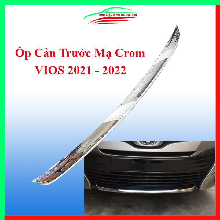 Ốp cản trước Vios 2021-2022 bảo vệ làm đẹp xe ô tô