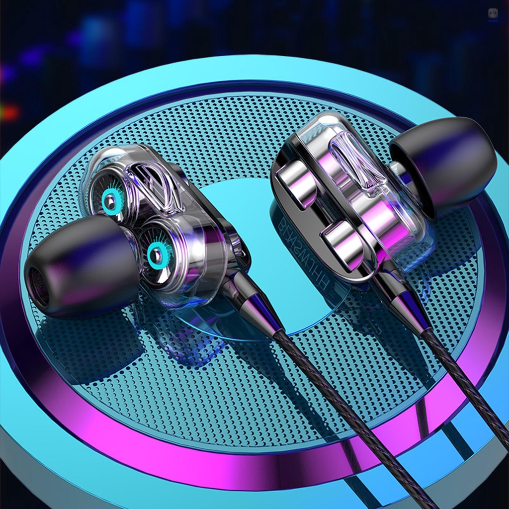 (Giao Hàng Nhanh) Tai Nghe Nhét Tai A4 Cổng 3.5mm Chống Nước Màu Đen Phong Cách Thể Thao