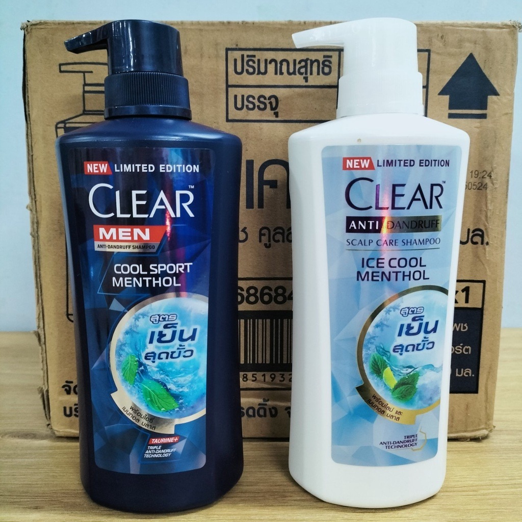 Dầu Gội Dầu Clear Men/Clear Bạc Hà Thái Lan 450ml / 480ml