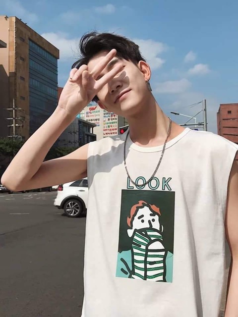 Áo tanktop chàng trai Look COH0619
