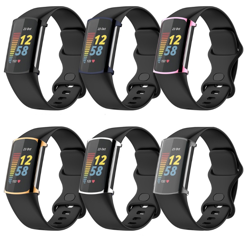 Kính Cường Lực TPU Chống Trầy Cho Đồng Hồ Thông Minh Fitbit Charge 5