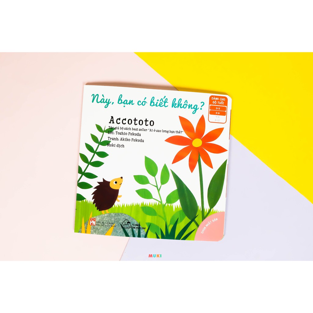 Sách Ehon Nhận Biết Acototo Bộ 4 cuốn | BigBuy360 - bigbuy360.vn