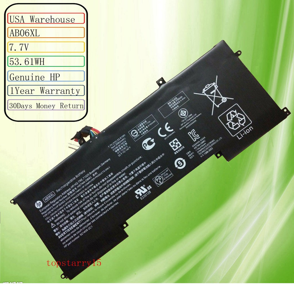 Pin Laptop HP AB06XL Envy TPN-I128 13-AD104NO 13-AD037TU 13-AD 921408-2C1 921438-855 921408-271 HSTNN-DB8C