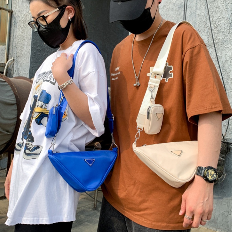 Túi Đeo Chéo Thời Trang Hàn Cho Nam 2 Trong 1