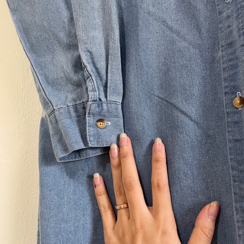 2hand_Đầm sơ mi jean