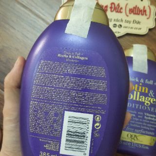Gội xả Biotin collagen ( bill xách Đức)