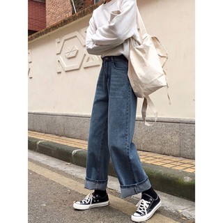 Quần jeans ống rộng ulzzang