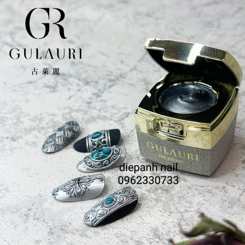 nhũ vẽ nổi metal