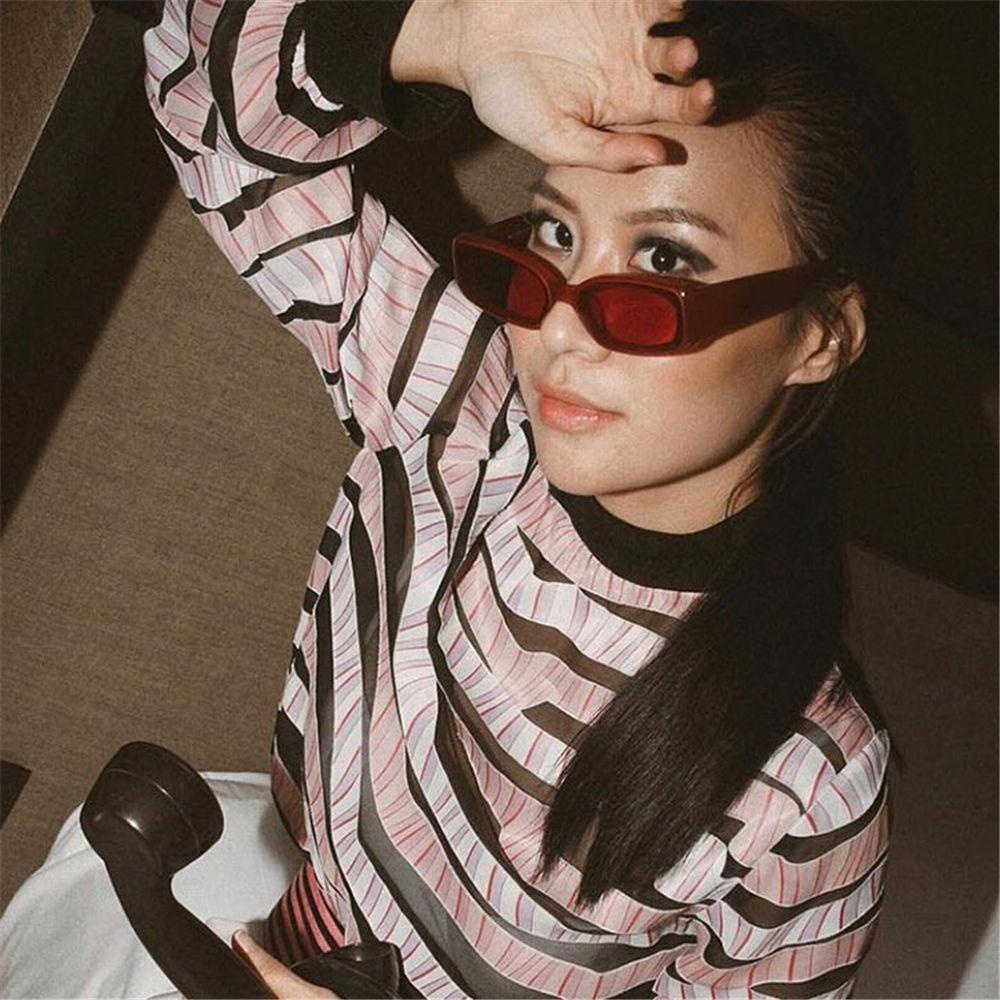 Kính Mát Gọng Chữ Nhật Phong Cách Thập Niên 90