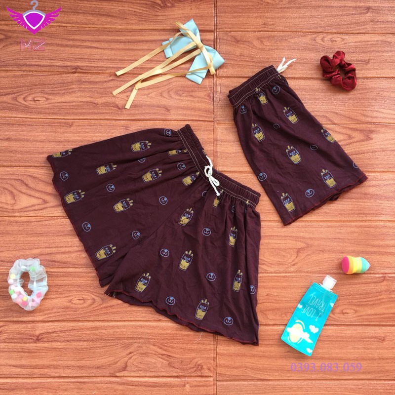 Quần Đùi Hoạt Hình Nữ Mặc Nhà Họa Tiết Cute 💕💕 Quần đùi nữ nhiều họa tiết vải siêu thoáng mát | BigBuy360 - bigbuy360.vn