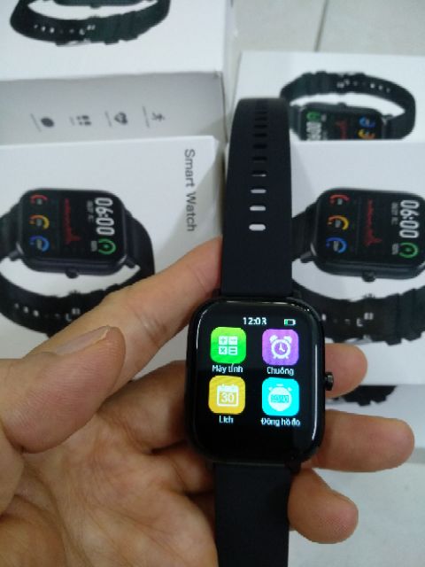 Đòng hồ thông minh DT35 tiếng Việt mới,màn hình 1.54,có nghe gọi
