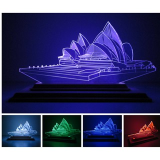 Mô hình đèn led 3d nhà hát opera sydney