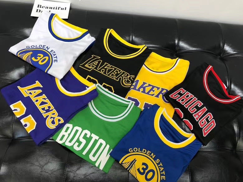 NBA Áo Thun Bóng Rổ Kobe Briyant 24 Jersey Cho Trẻ Em