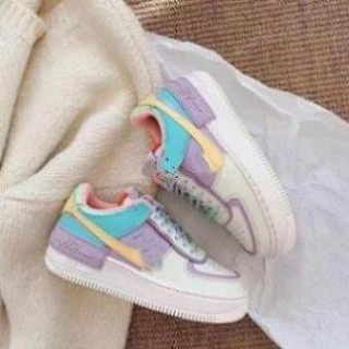 Giày Thể Theo Nữ AF1  ❤️Full Box+Bill.hộp❤️ + Freeship ❤️Shadow Cầu vồng, Giày Ari Force 1 Bảy Màu Nữ (Hot 2021)