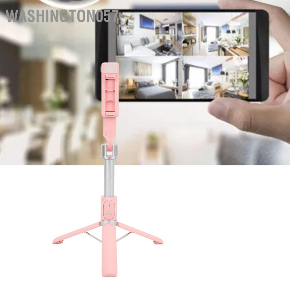 Có thể bán buôn Chân máy gậy tự sướng với ánh sáng lấp đầy 3 chế độ Cấp độ Tay miễn phí điện thoại sạc đứng màu hồng để đi du lịch Washington057 Hàng giao ngay