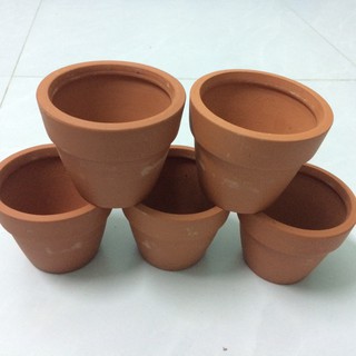 COMBO 5 CHẬU ĐẤT NUNG 9X9.5CM
