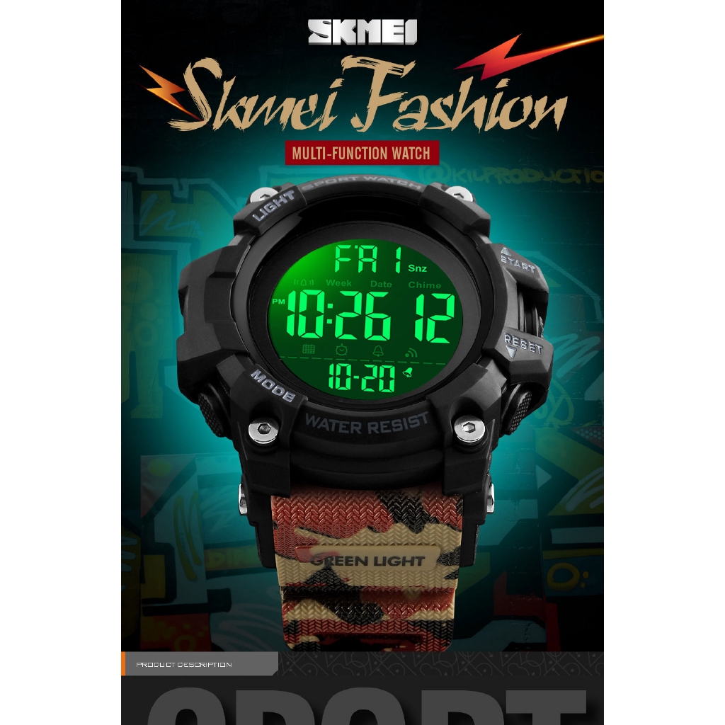 Đồng Hồ Điện Tử Skmei Chống Nước Phong Cách Thể Thao Thời Trang Cho Nam | BigBuy360 - bigbuy360.vn