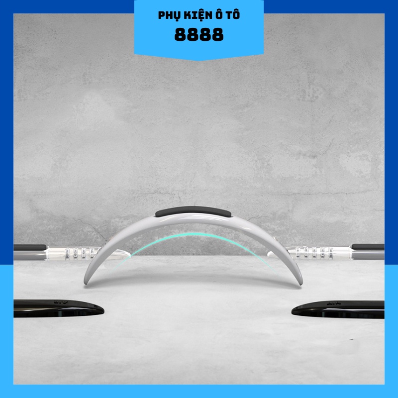 Silicon Chống Trầy Phụ Kiện Ô Tô 8888 Màu Trắng/Đen - Set 4 Miếng Silicon Chống Trầy Ô Tô