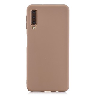 For Samsung A7 2018A10 A50 A70 Solid Color Matte Soft TPU case