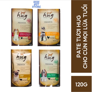 Pate tươi dinh dưỡng cho chó hug cho cún gói 120g - bibipetstore