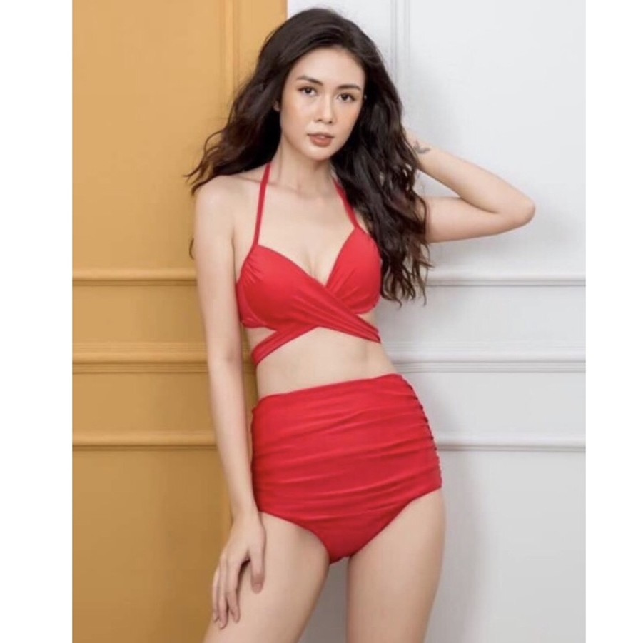 Bikini Cạp Cao Gọng Chéo BIKINI129K Bộ Sưu Tập Đồ Bơi Nữ | BigBuy360 - bigbuy360.vn