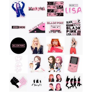 Set 20 stickers BlackPink dán điện thoại laptop sổ tay - BLACKPINK stickers pack được chọn mẫu ( Hàng sẵn )