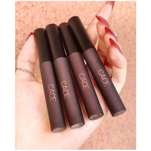 Set 4 Son Mèo CACE Tặng Kèm Dây Chuyền