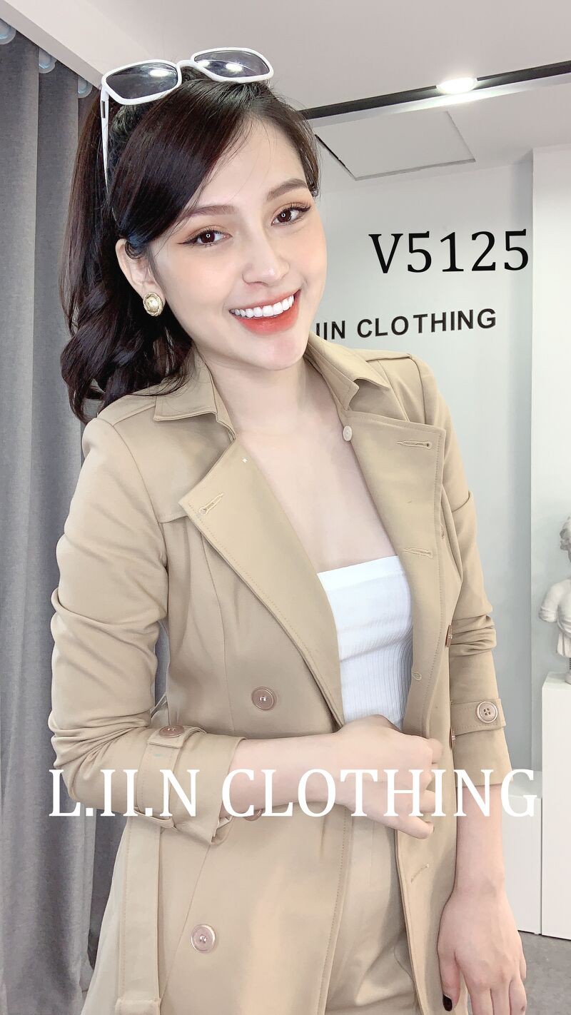 Áo Khoác nữ Kaki mà Be cao cấp phong cách hàn quốc LIIN Clothing V5152 | BigBuy360 - bigbuy360.vn