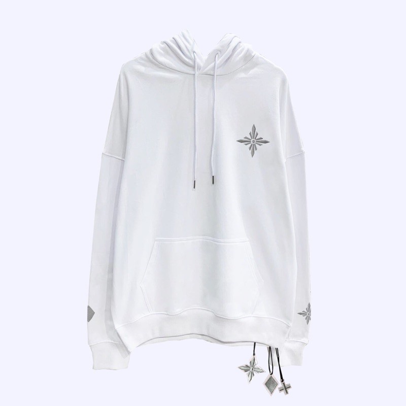 Áo Khoác White Silver Signature LDV Hoodie