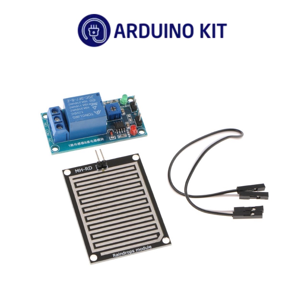 Module Điều Khiển Relay Bằng Cảm Biến Mưa - TẶNG EBOOK MIỄN PHÍ