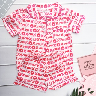 Pyjama thô lụa 100% cotton cho mẹ và bé
