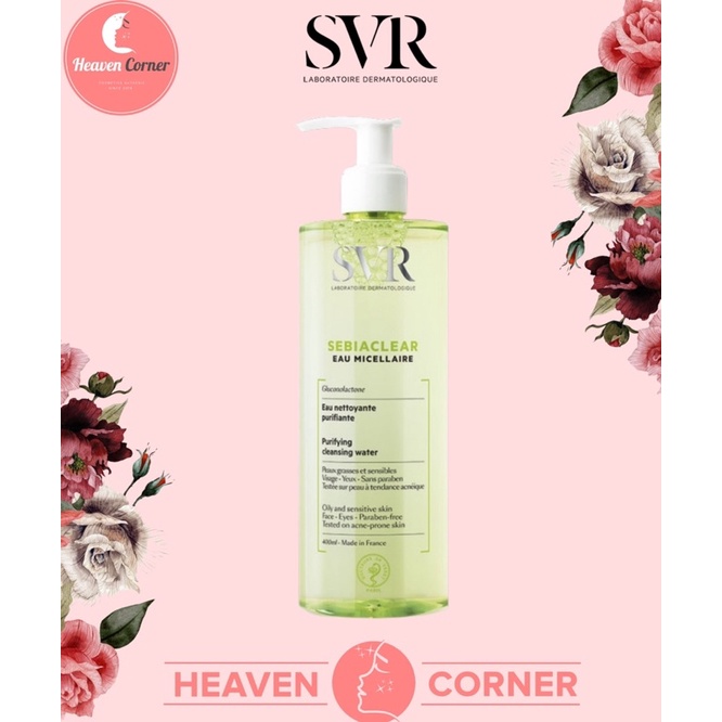 Tẩy trang SVR Sebiaclear Micellar Water 400ml