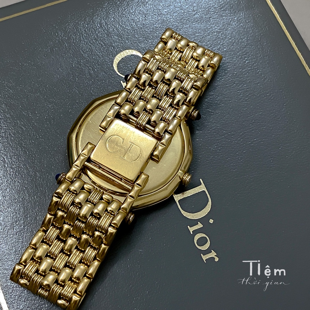 - CHRISTIAN DIOR - NỮ - Đồng hồ USED Thụy Sĩ >>> MỚI 98% SWISS MADE / BỌC VÀNG TOÀN THÂN