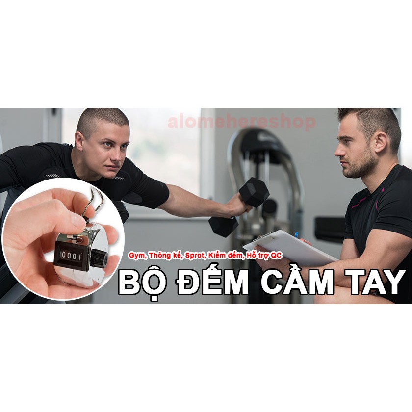 Bộ đếm bằng tay 4 số phục vụ công tác kiểm điếm ngày công, ngày thu hoạch trong nông nghiệp, quân sự, kỹ thuật