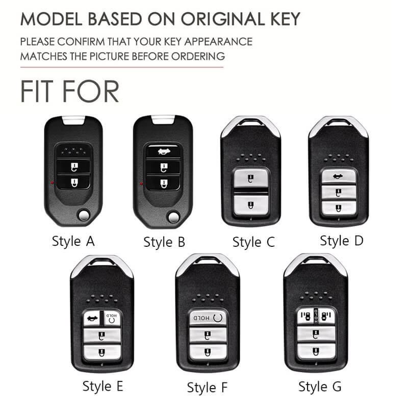 Ốp chìa khóa bằng da cao cấp cho HONDA Accord Civic FC FD Jazz CRV HRV BRV City Odyssey