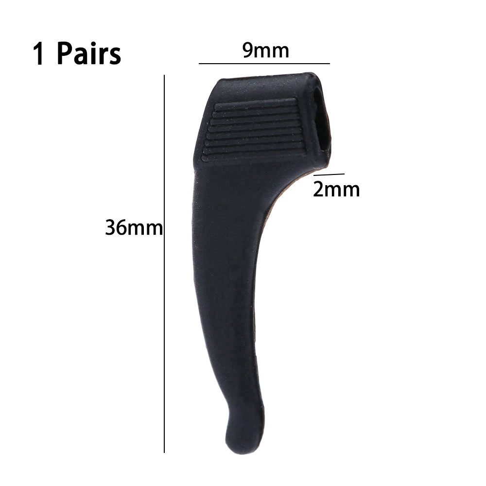 Set 5 Cặp Đệm Mũi / Mắt Kính Bằng Silicon Mềm Tự Dính Thoải Mái Chống Trượt