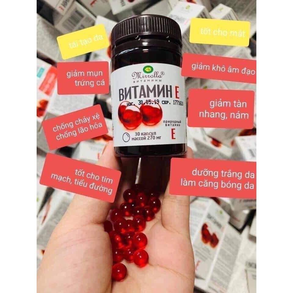 Vitamin E Đỏ 270mg  Nga | BigBuy360 - bigbuy360.vn