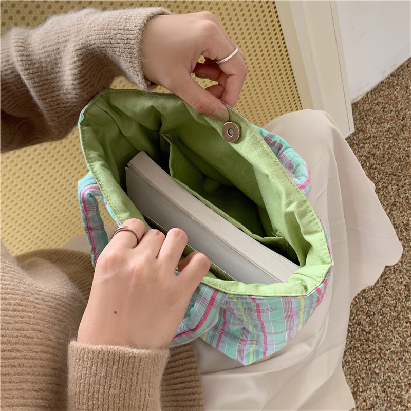 Túi vải Mini Đựng Cơm Trưa Chất Lượng Cao Thời Trang Cho Nữ