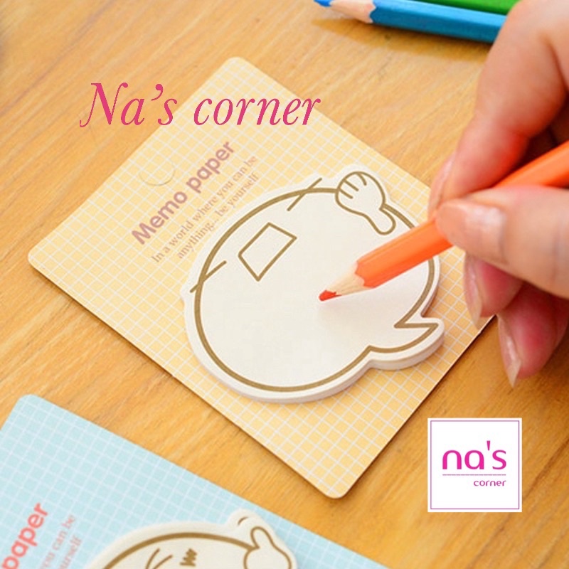 Giấy note ghi chú hình cảm xúc cute đáng yêu