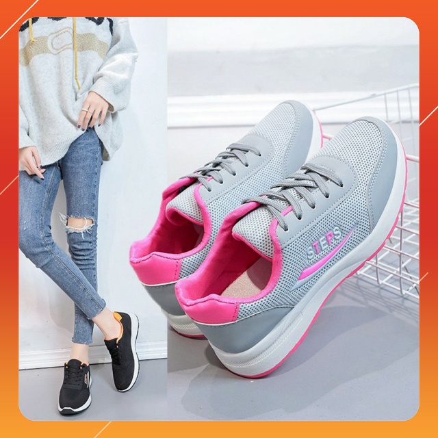 [GIÀY GIÁ SỈ] Giày thể thao nữ STEPS - Giày sneaker nữ LAGADO kiểu dáng trẻ trung, năng động phù hợp mọi đối tượng